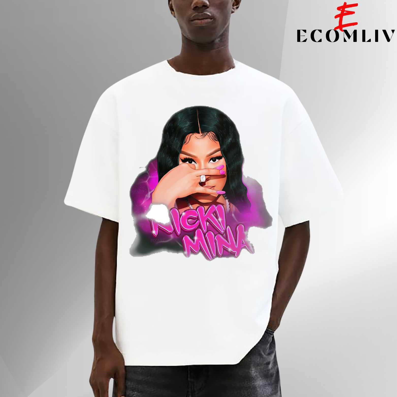Nicki Minaj Pop Culture T-Shirt, Hip Hop Rap Queen Tee, Streetwear Graphic Shirt